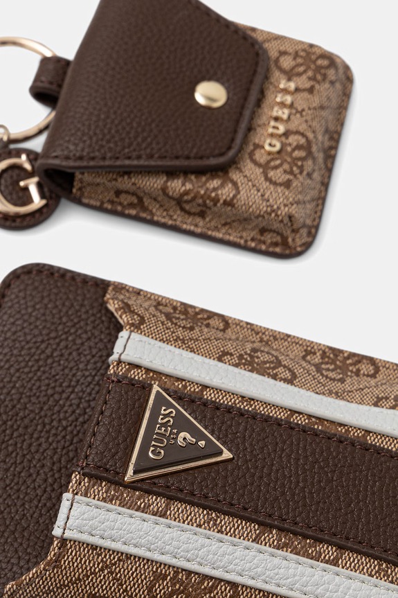 Doplňky Guess obal na telefon dámský z imitace kůže NOELLE PW7574.P6326 béžová