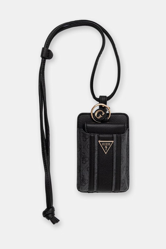 Guess obal na telefon dámský z imitace kůže NOELLE šedá PW7574.P6326