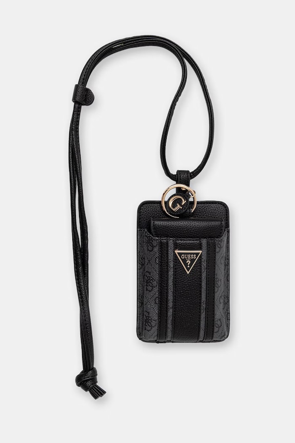 Guess obal na telefon dámský z imitace kůže NOELLE šedá PW7574.P6326