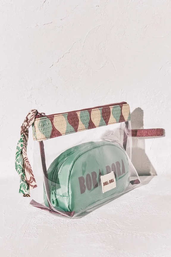 Doplňky women'secret Sada kosmetických taštiček dámská 4843070 burgundské