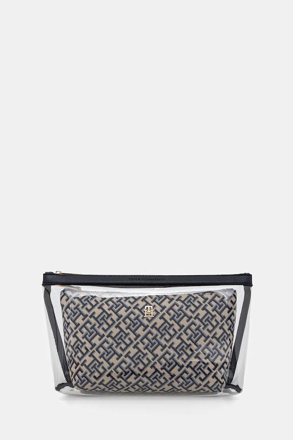 Tommy Hilfiger komplet kozmetičnih torbic ženski mornarsko modra AW0AW18708