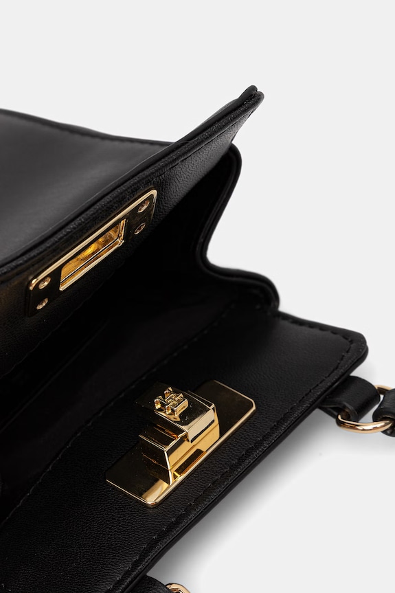 Tommy Hilfiger θήκη για τηλέφωνο γυναικεία από απομίμηση δέρματος AW0AW18705 μαύρο