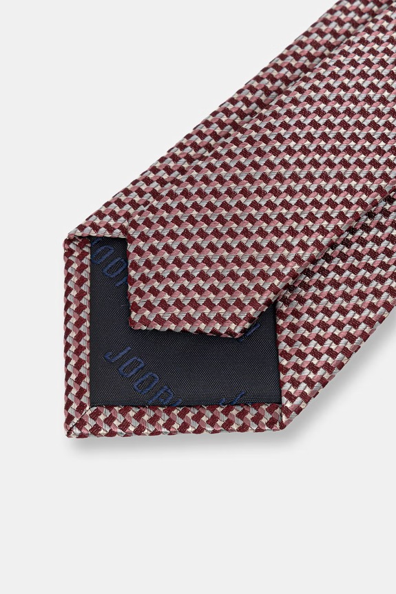 Joop! krawat męski jedwabny 30104471 bordowy AW26