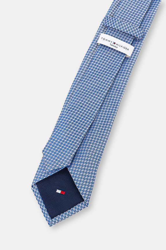Tommy Hilfiger kravata za muškarce svilena MW0MW43982 plava AW26