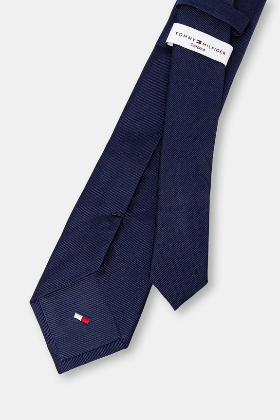 Tommy Hilfiger kravata za muškarce svilena MW0MW43978 mornarsko plava AW26