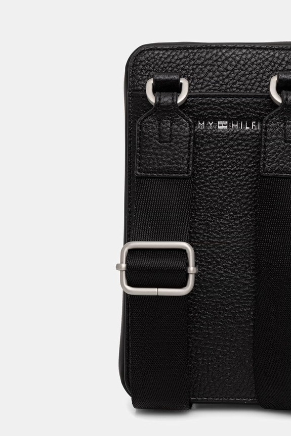 Tommy Hilfiger puzdro pánske z imitácie kože čierna AM0AM14499