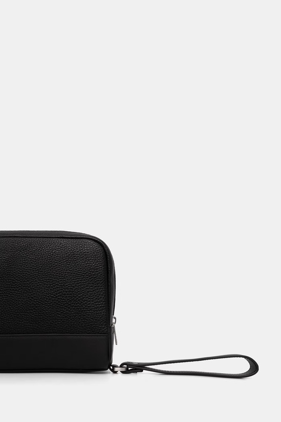 Tommy Hilfiger saszetka męska z imitacji skóry AM0AM14484 czarny AW26