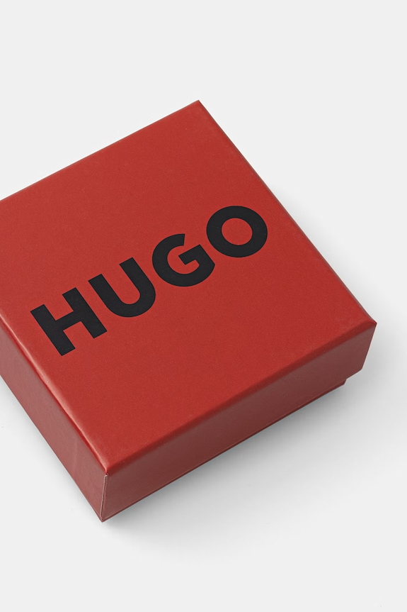 Dodatki HUGO ogrlica moška iz nerjavečega jekla E-MIXCHAIN-NEC 50566286 srebrna
