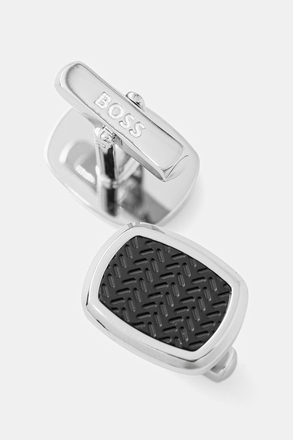 BOSS ukrasne manžetne za muškarce od mesinga B-CASINGINSERT3-CUF 50563139 crna AW26