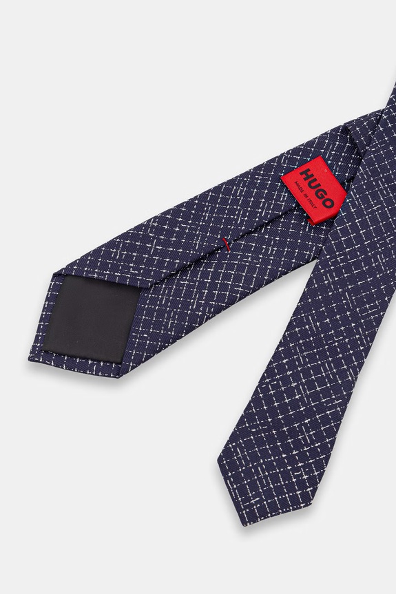 HUGO kravata moška svilena Tie cm 6 50567064 mornarsko modra AW26