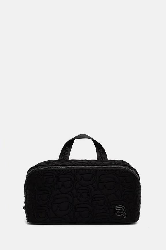Karl Lagerfeld putna kozmetička torbica IKON crna B3M32072