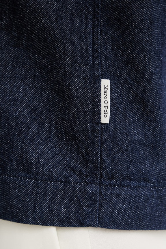 Marc O'Polo top damski z lnem 5000014449 granatowy