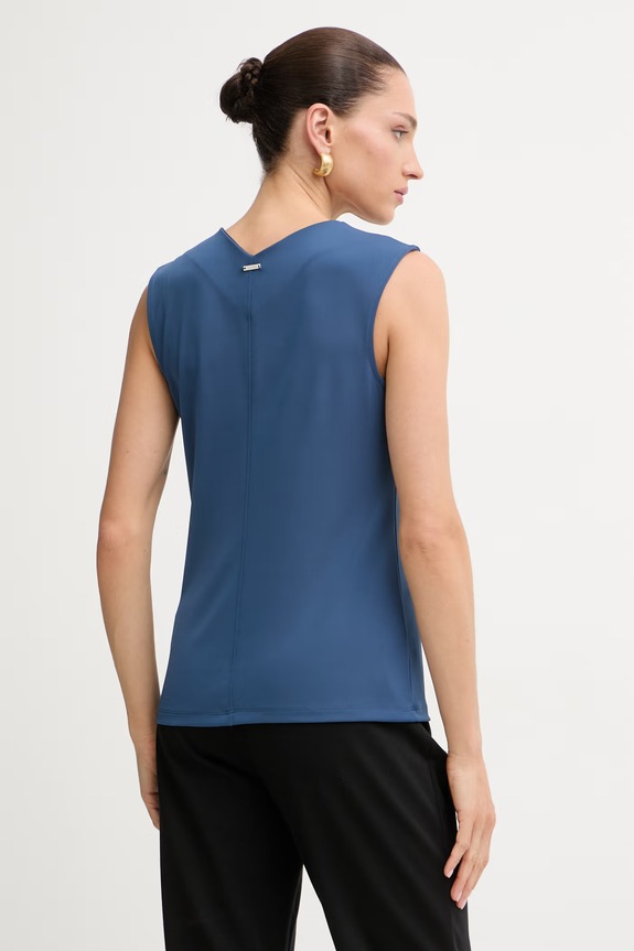 Odzież Calvin Klein bluzka damska LV044G223G niebieski