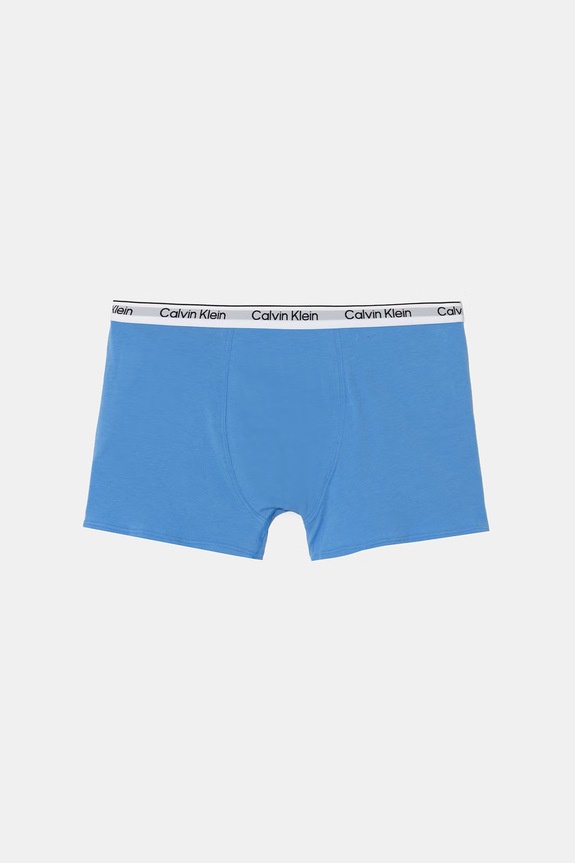 Calvin Klein Underwear bokserki dopasowane dziecięce bawełniane z elastanem 2-pack B70B700506.9BY2 niebieski AW26