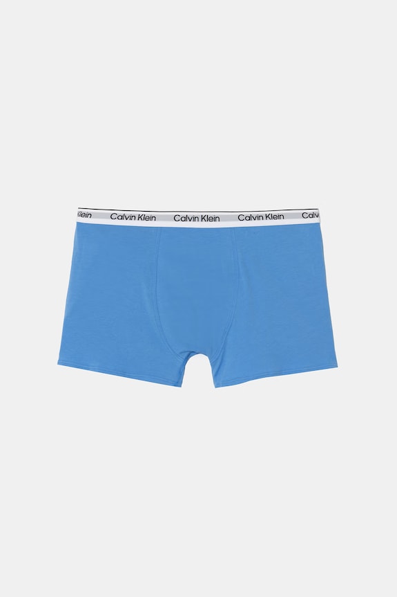 Calvin Klein Underwear bokserki dopasowane dziecięce bawełniane z elastanem 2-pack B70B700506.9BY2 niebieski AW26
