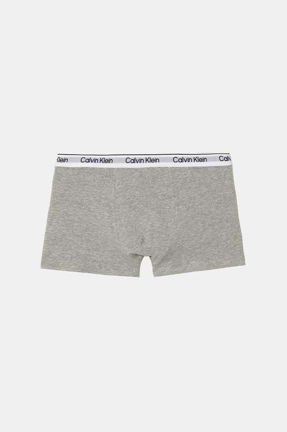 Calvin Klein Underwear bokserki dopasowane dziecięce bawełniane z elastanem 2-pack B70B700506.9BY2 szary AW26