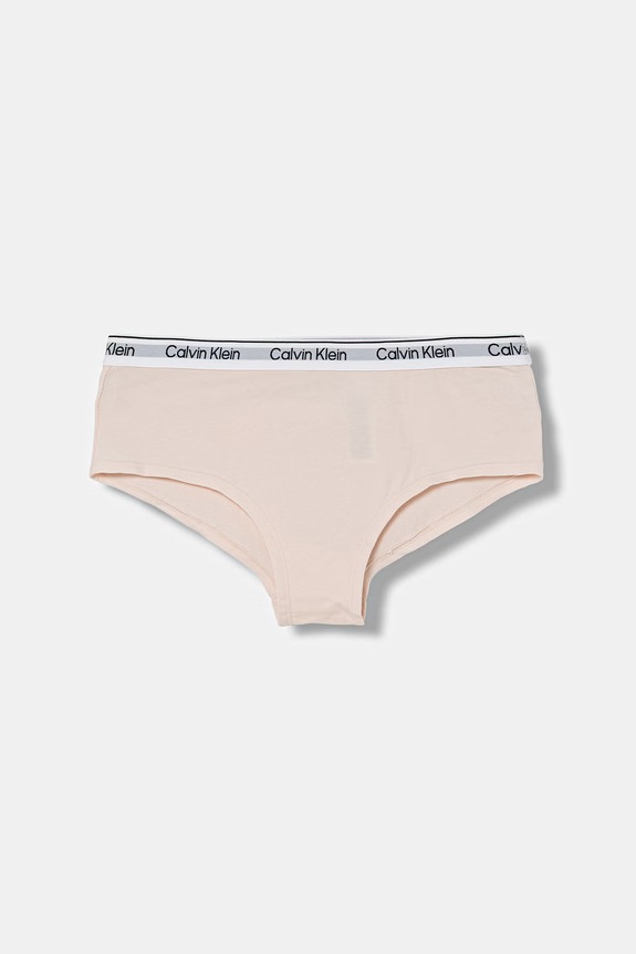 Dečki Calvin Klein Underwear slip hlačke otroške bombažne z elastanom paket 2 kosov G80G800727.9BY2 roza