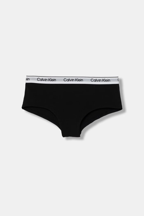 Chłopiec Calvin Klein Underwear slipy dziecięce bawełniane z elastanem 2-pack G80G800727.9BY2 czarny