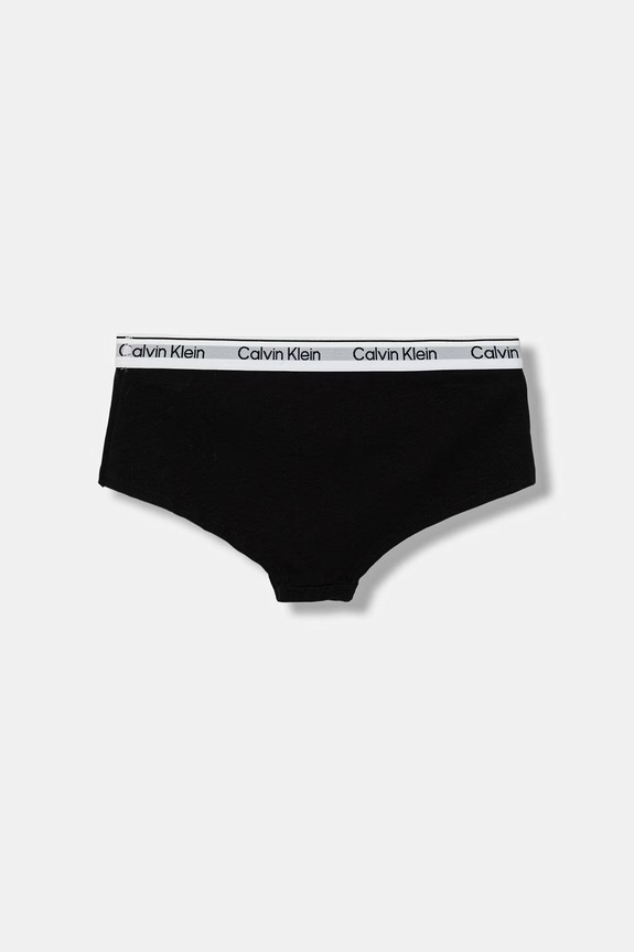 Calvin Klein Underwear slipy dziecięce bawełniane z elastanem 2-pack G80G800727.9BY2 czarny