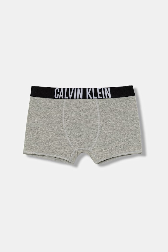 Calvin Klein Underwear priliehavé boxerky detské bavlnené s elastanom 2-pack B70B700509.9BY2 sivá AW26
