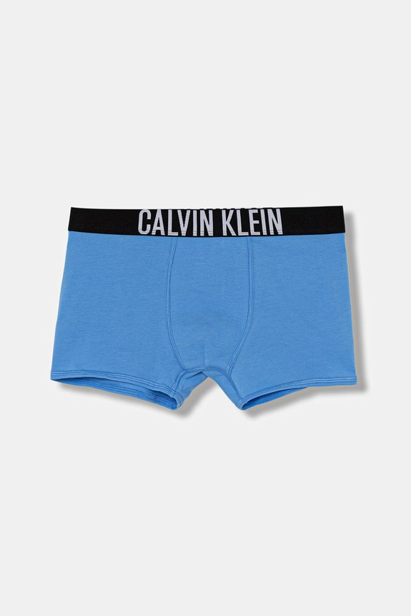 Chlapec Calvin Klein Underwear priliehavé boxerky detské bavlnené s elastanom 2-pack B70B700509.9BY2 sivá