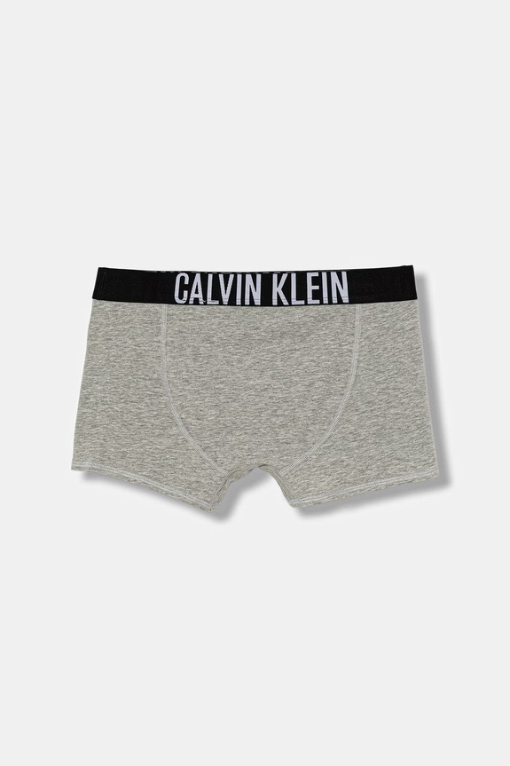 Calvin Klein Underwear priliehavé boxerky detské bavlnené s elastanom 2-pack sivá B70B700509.9BY2