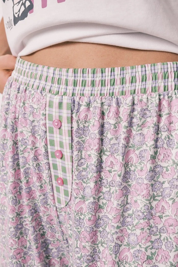 women'secret pijama din două piese pentru femei, din bumbac 3133529 bej