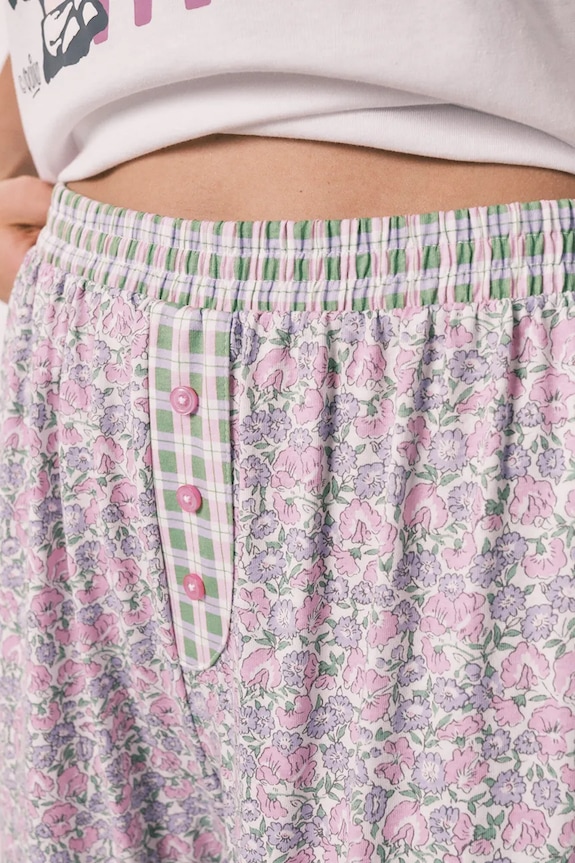 women'secret pijama din două piese pentru femei, din bumbac 3133529 bej