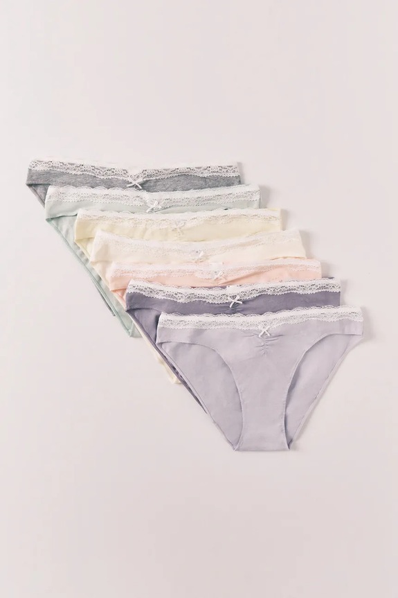 women'secret figi damskie z bawełną 7-pack multicolor 4933678