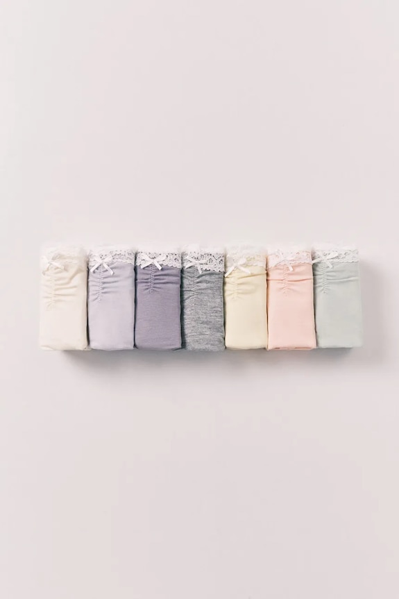 women'secret figi damskie z bawełną 7-pack 4933678 multicolor AW26