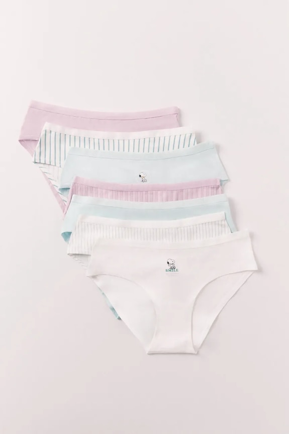 women'secret figi damskie bawełniane z elastanem 7-pack multicolor 4933674