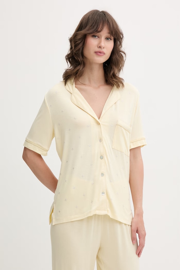 Oblečenie women'secret dvojdielne pyžamo dámske 3593058 žltá