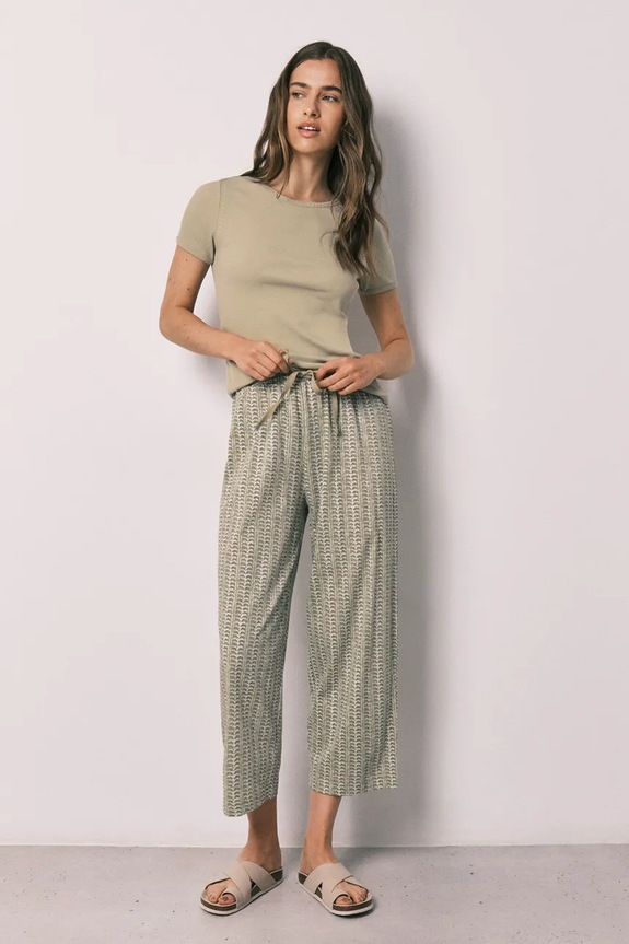 women'secret pigiama a due parti da donna con cotone verde 3593055