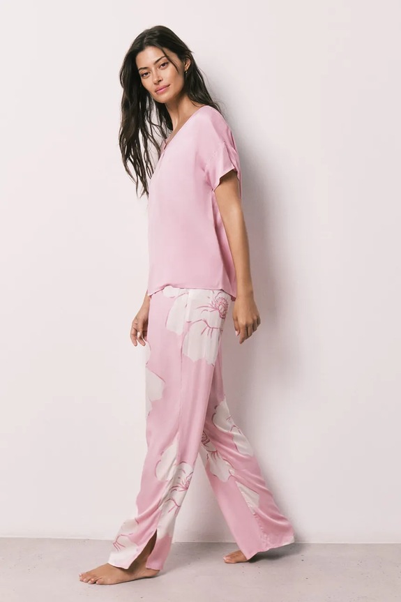 women'secret pižama ženska viskozna roza 3593089