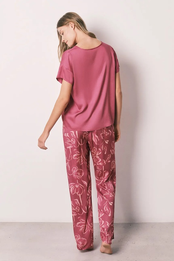 women'secret dvodelna pižama ženska viskozna 3593088 roza AW26