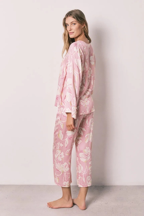 women'secret dvodelna pižama ženska viskozna 3593083 roza AW26