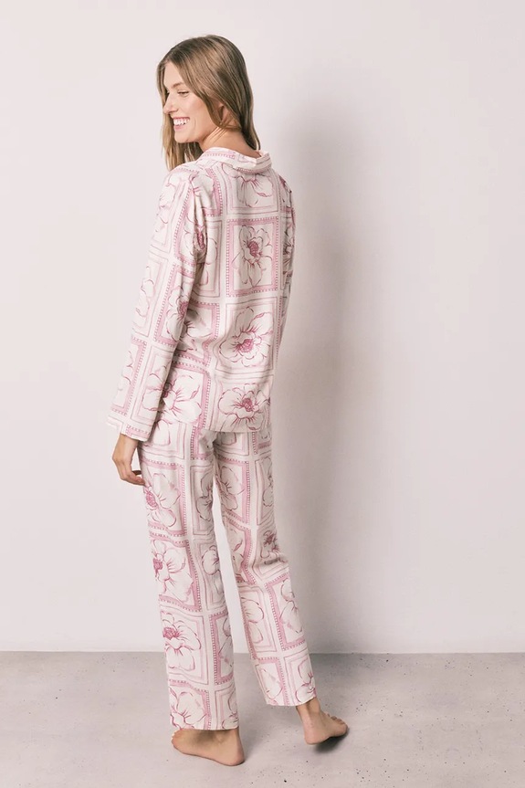 women'secret dvojdielne pyžamo dámske z viskózy 3593082 béžová AW26