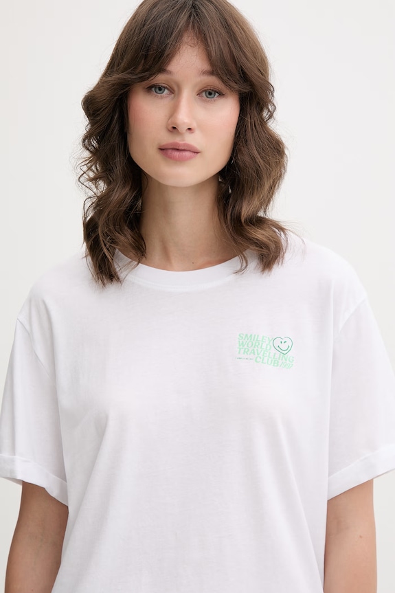 Women'secret dvojdielne pyžamo dámske bavlnené biela 3133538