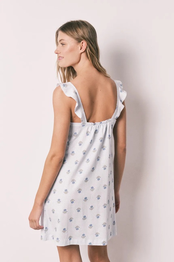 women'secret spalna srajca ženska bombažna 4363639 bela AW26