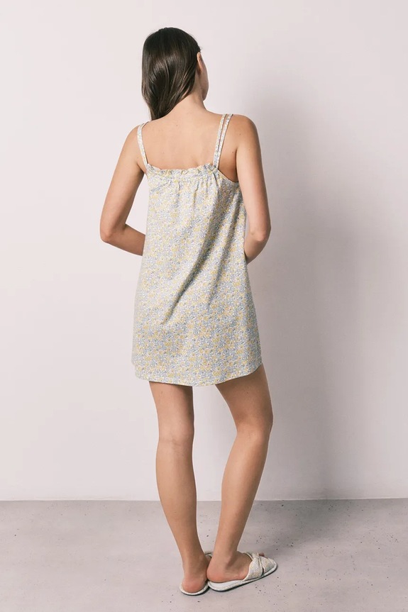 women'secret cămașă de noapte pentru femei, din bumbac 4443622 galben AW26