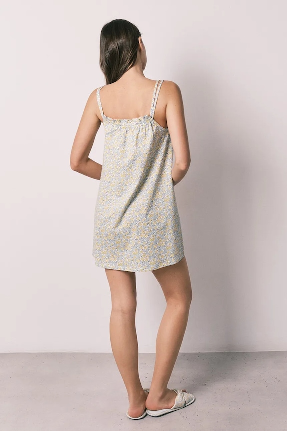 women'secret cămașă de noapte pentru femei, din bumbac 4443622 galben AW26