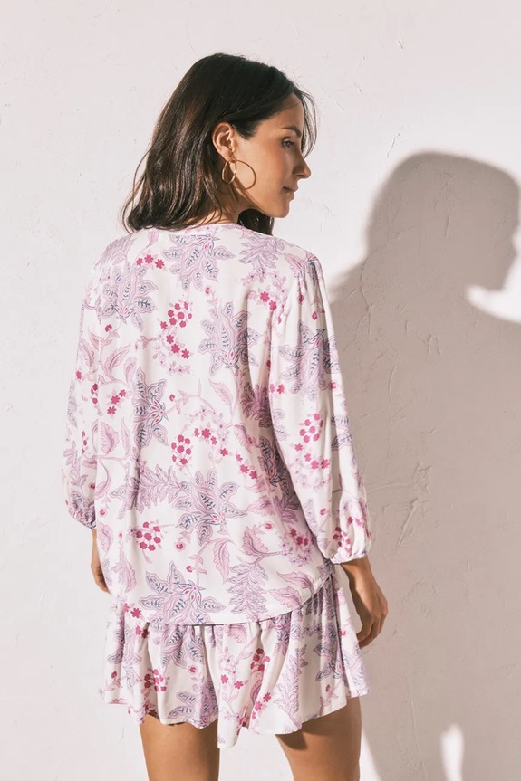 Women'secret komplet loungwear dámsky z viskózy 4853725 fialová AW26