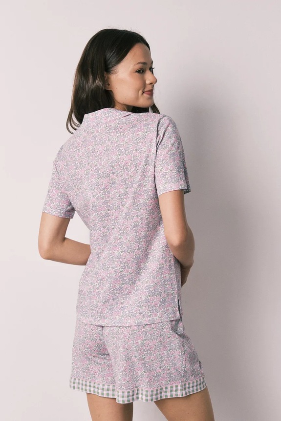 Women'secret Piżama dwuczęściowa damska bawełniana 3133528 fioletowy AW26