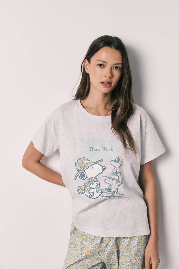 Oblečenie women'secret dvojdielne pyžamo dámske s bavlnou 3133526 biela