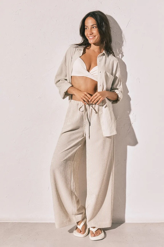 women'secret παντελόνι πιτζάμας Γυναικείο 3703251 μπεζ AW26