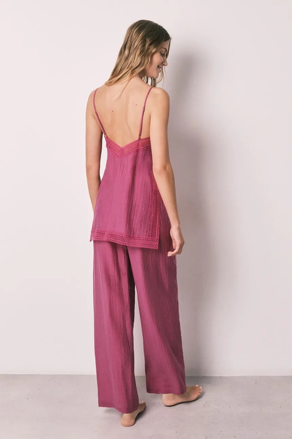 women'secret piżama damska z lyocellem 2543716 różowy AW26