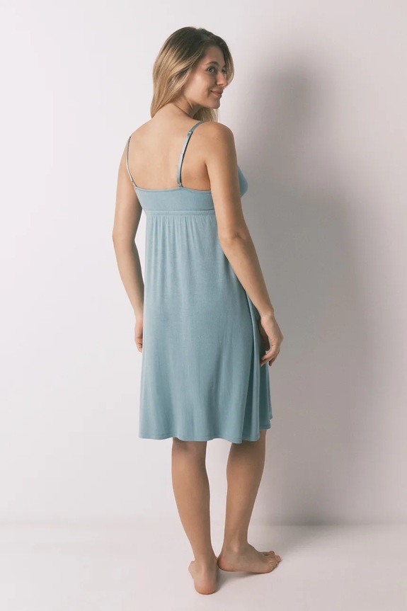 women'secret koszula do karmienia damska z wiskozy 3633456 niebieski AW26