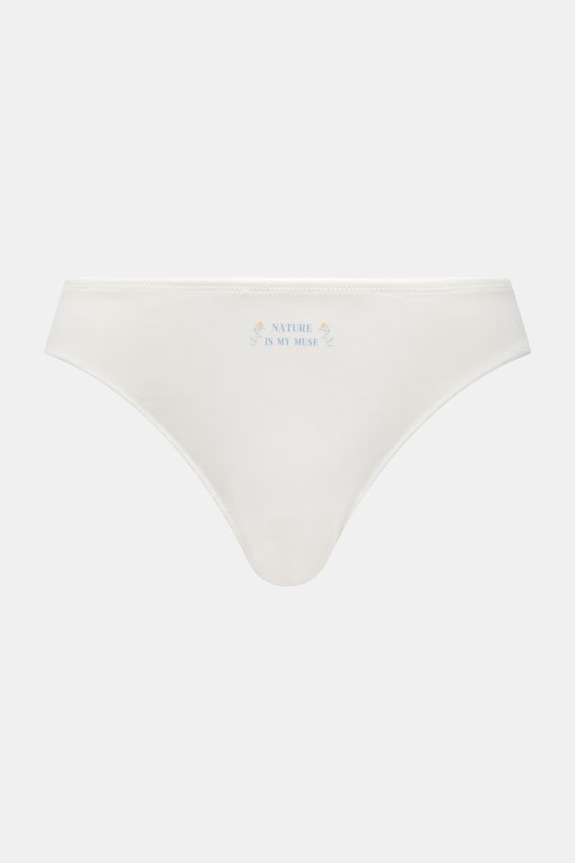women'secret brazyliany damskie bawełniane z elastanem 3-pack 4933677 biały AW26