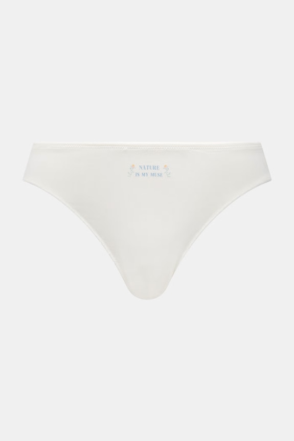 women'secret brazyliany damskie bawełniane z elastanem 3-pack 4933677 biały AW26