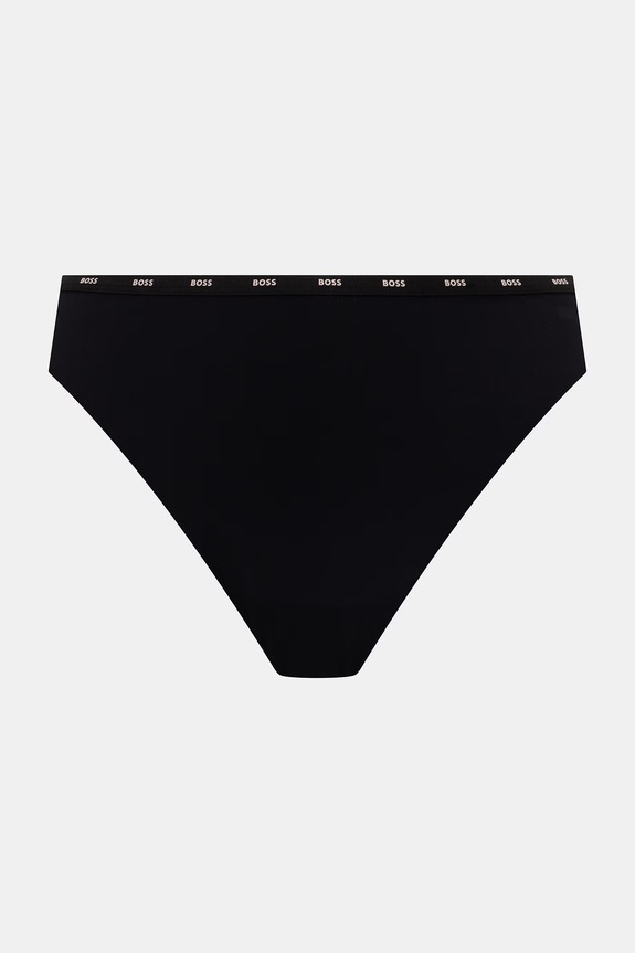 BOSS klasične hlačke ženske 3P MICRO THONG paket 3 kosov 50566476 črna AW26